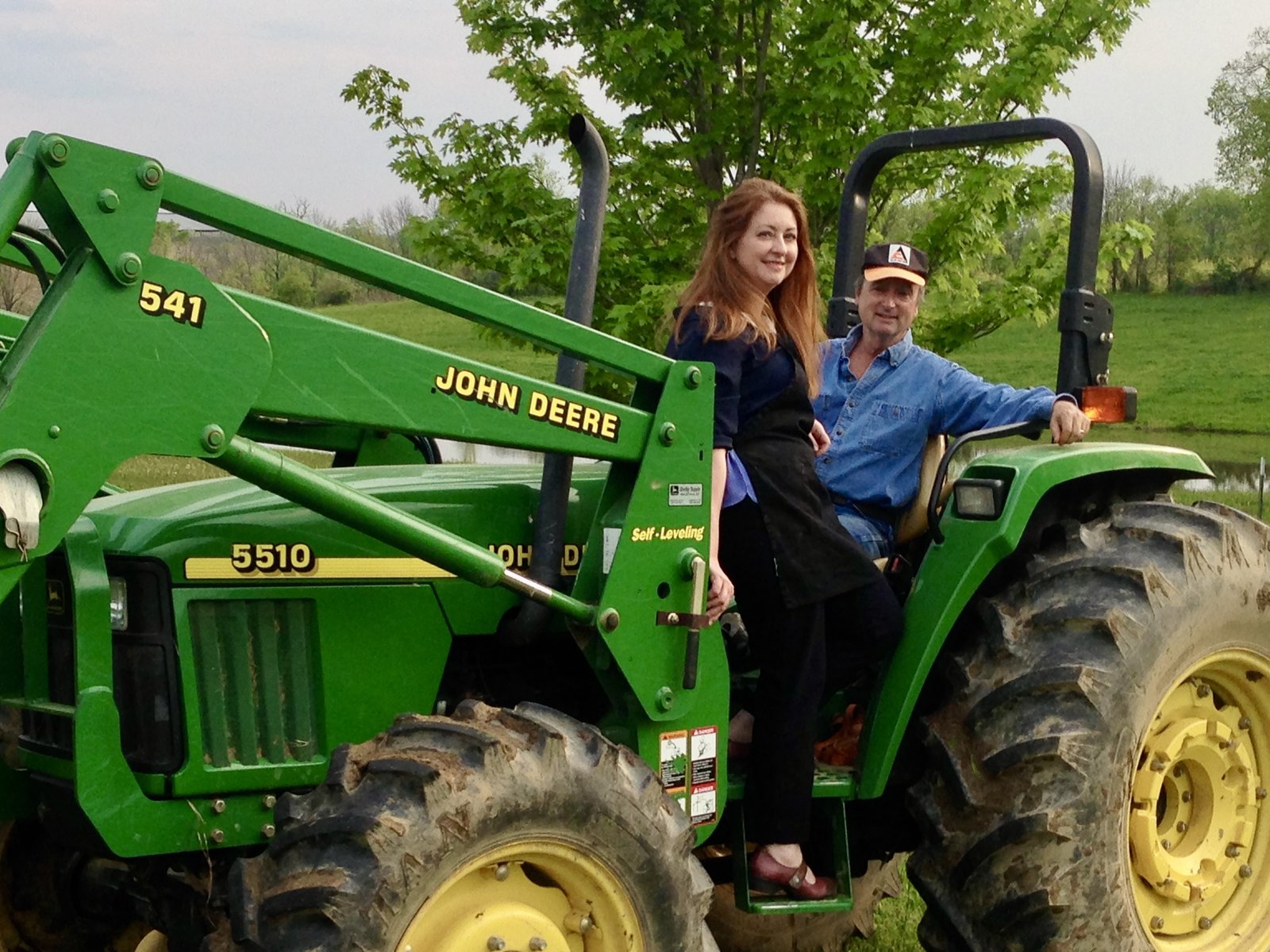 Ma and Dad on the farm